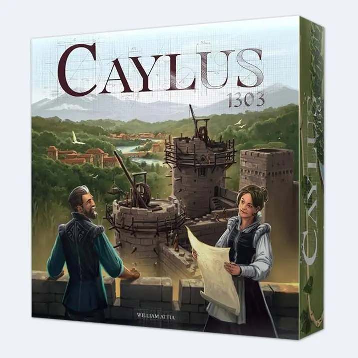 Caylus 1303, juego de mesa en Español, juego de estrategia y gestión de recursos y trabajadores - 1