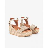 Sandalias plataforma mujer POPA ARAMBOL BEIG SANDALIA CUÑA YUTE FLECOS BEIG 35934 25V - details 1