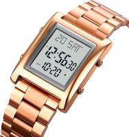 Relojes electrónicos, relojes rectangulares de acero inoxidable para hombre y mujer, relojes impermeables para hombre. - details 0