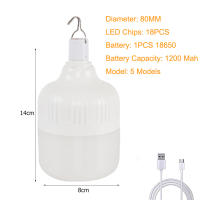 Lámpara Portátil LED De 150W/80W Para Camping Y Patio Bombilla Exterior Recargable USB Luz De Emergencia Para Porche Jardín BBQ - details 5