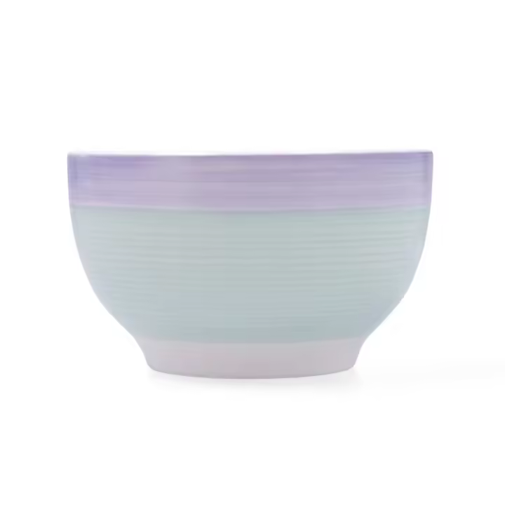 QUID KALEIDO Bol Cerámico 14CM - Gran Tamaño - Pintado a Mano - Apto Microondas - Apilable - 1