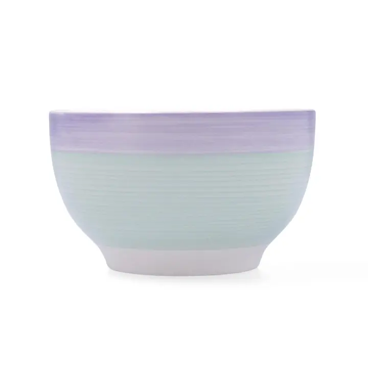 QUID KALEIDO Bol Cerámico 14CM - Gran Tamaño - Pintado a Mano - Apto Microondas - Apilable - 1
