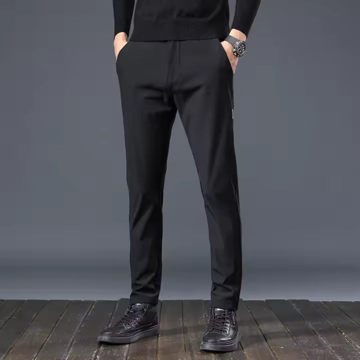 Pantalones De Golf Para Hombre 2025 Primavera Otoño Alta Elasticidad Moda Casual Versátiles Transpirables Calidad Para Un Deseo Comodidad - 1
