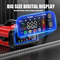 Cargador Inteligente De Batería Para Coche 25A/15A 8- Etapas 12V-24V Para Motocicletas Y Baterías De Ácido Plomo AGM GEL LiFePo4 Reparación De Baterías Con Pulso - details 2
