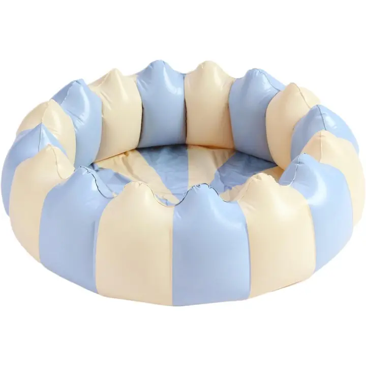 Pool para Crianças, Piscinas para niños, insuflável AO ar Livre Pool, Round Ball Pit, Summer Play Water Games, 47.24X47.24x11.81 polegadas, ideal para Backyard, Pátimo, campismo, Azul Rosa - 1
