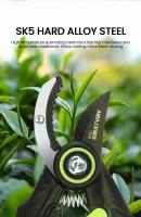 Tijeras De Poda AIRAJ Herramientas De Jardín Ahorro De Esfuerzo Con Agarre Antideslizante Y Protección Para Mano Duraderas Para Ramas Afiladas Y Plantas - details 1