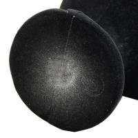Soporte De Pelo De Espuma Multifuncional Para Mujer Modelo De Cabeza Ligera De Poliestireno Negro Tamaño 53.5cm Maniquí De Cabeza Para Exhibición Y Almacenamiento - details 5