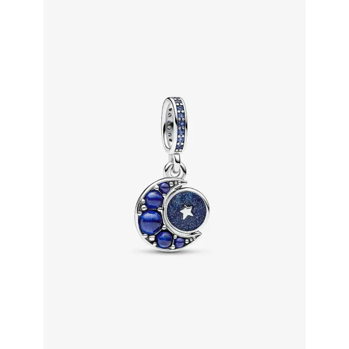 Pandora - Charm Colgante giratorio de Luna Brillante-Plata de Lei - 1