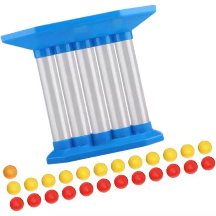 Juego de pelota que rebota, juego de pelotas que se conectan, juegos de fiesta familiares, juego de mesa apto para viajes, juguete interactivo de escritorio que rebota, 4 del mismo color en una fila para viajes de vacaciones al aire libre - 1