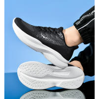 Zapatos De Correr HOBM Para Hombre Ultra Ligeros Tenis Deportivos Transpirables Zapatillas De Caminar Casual De Juguete Negro Malla Tamaño True Fit Closure Tipo Cordones - details 15