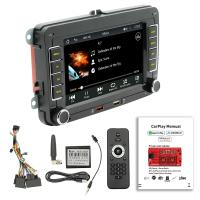 Radio Multimedia con Bluetooth para coche, reproductor inalámbrico con Android, CarPlay, 7 pulgadas, 2DIN, para VW/Passat/Touran/Caddy /Jetta - details 2