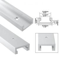 Aluminio Riel De T-Track Juego De Fijación Para Carpintería Miter 30/40/50cm Guía De Limitación De Deslizamiento En Reta - details 6