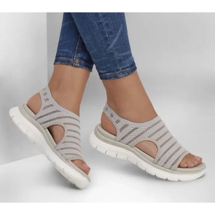SANDALIA SKECHERS FLEX APPEAL 4.0 BEIGE Skechers - 1