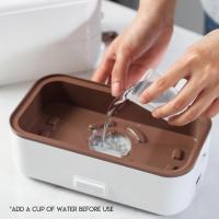 Self Cooking Electric Lunch Box, Portable Food Warmer, Mini Rice Cooker 1/2 Layers Heated Lunch Box For Office - details 2