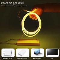 Tira De Luces LED Neón Con Sensor Táctil 5V USB Dimmable Impermeable Luz De Neón Flexible En Silicona Para Decoración DIY Y Backlight De Dormitorio - details 5