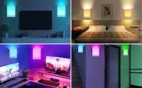 Lámpara De Pared LED Recargable Con Control Remoto Y Luz Nocturna Para Iluminación Interior Ajustable Para Dormitorio Sala De Estar Pasillo Decoración De Hogar - details 6