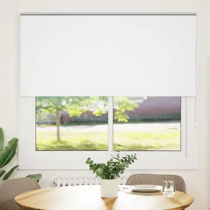 Estor Enrollable Opaco Blanco 150x150 cm Tela Ancho 146,6 cm - 1