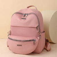 Mochila de tela de nailon de otoño, nueva mochila de ocio de color sólido a la moda, bolsa de viaje de pequeña capacidad - details 4