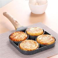 Sartén Antideslizante Para Huevos Y Hamburguesas De 4 Agujeros Grilled Steak Cocina Por Inducción Antiadherente Y Engrosada Para Desayuno - details 3
