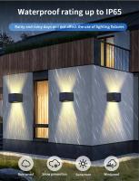 Lámpara De Pared Solar Moderna 10W COB IP65 Impermeable Para Exterior Decoración De Jardín Patio Valla Ambiente - details 6