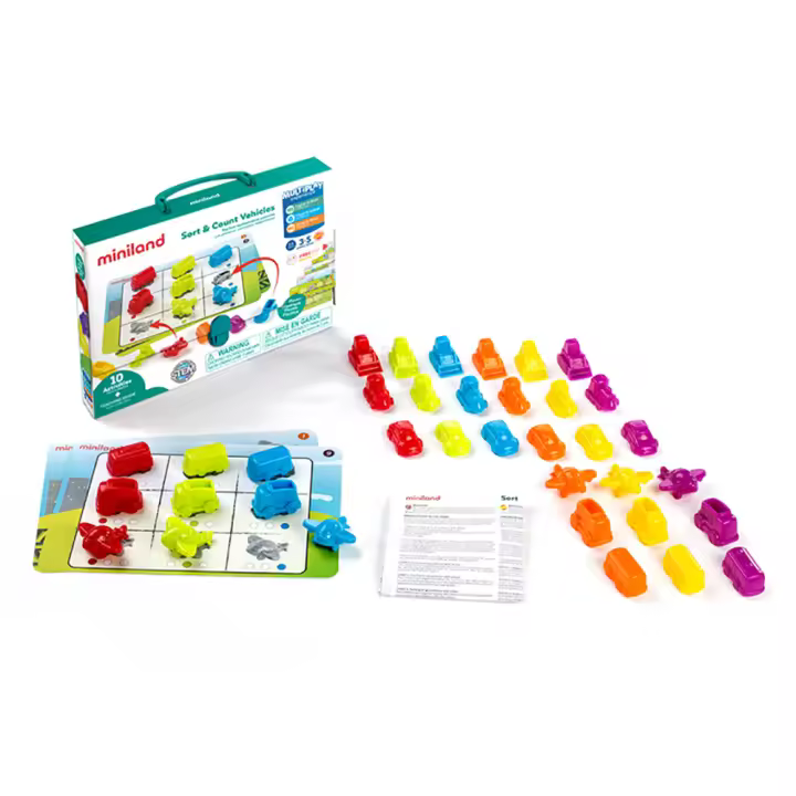 Juego matemático Sort & Count Vehicles - 1