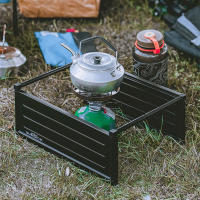 Mesa Plegable Ligera Y Duradera Para Camping Y Viajes BBQ Picnic Equipamiento Portátil Simple Y Antiviento De Aleación De Aluminio - details 13