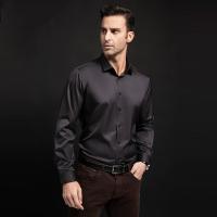 Camisa Social Para Hombre Antienvejecimiento Cuello En V Manga Larga Ajustada Blusa Negocios Blanco Oficina Tallas 5XL 6XL - details 4
