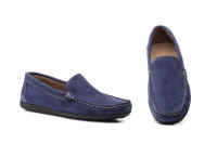 IB-1234 Cuero -Marino - Jeans Hecho en España Kiowa Hombre Piel Serraje Cuero - Marino - Jeans Iberico Numeración: 39-45 Marca: Ibérico Color: Cuero - Marino - Jeans mocasin de hombre muy como todo en piel ideal para la primavera verano - details 0