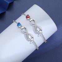 Regalos para Mujer, Plata de Amor Infinite Pulsera with Caja Para Mujeres Gift  Rojo - details 0