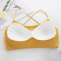 Top Deportivo Para Mujer Con Tirantes Cruzados Push up Yoga Gimnasio Crop Top Fitness Transpirable Beauty Back Brassiere - details 13