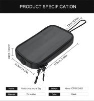 Bolsa De Tanque Para Motocicleta WOSAWE Con Soporte Para GPS Y Teléfono Móvil Impermeable Y Con Pantalla Táctil Bolsa De Almacenamiento Frontal Para Tubo De Motor - details 2