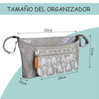 Bolso Carro Bebé Organizador Impermeable para el Cochecito del Bebé. con Bolsa Pequeña Extraíble. Mochila Bolso Carrito Bebé Diseño Universal, Maternidad. - details 2