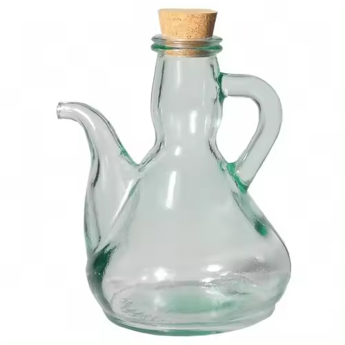 ACEITERA CRISTAL TAPON CORCHO 1/2L.- EHLIS - 1