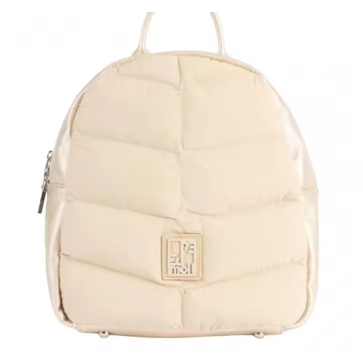 Mochila de Paseo Pepe Moll Crepe Hannah 241224 Beige para Mujer - Amplia y Vegana - Medidas 31x25x10 cm - 1