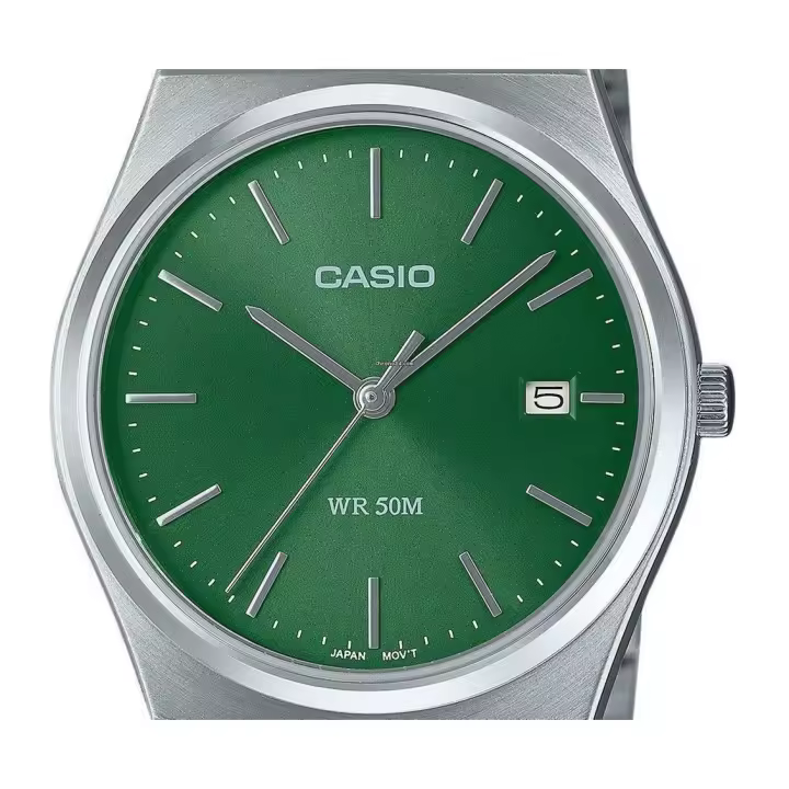 Reloj Casio mtp-b145d-3a correa de acero inoxidable water resist 50m - 1