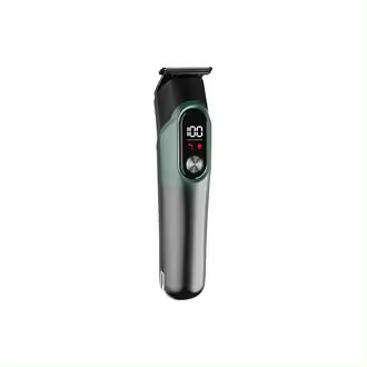 Nueva máquina de cabello eléctrico con pantalla digital, cabeza de cheitado, máquina de cabello eléctrica con tallado ajustable - 1