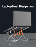 Soporte Ajustable Y Portátil Para Laptop N8 De Aluminio Para Macbook Tablet Notebook Con Ventilador De Enfriamiento Plegable Soporte Para Computadora Portátil - details 7