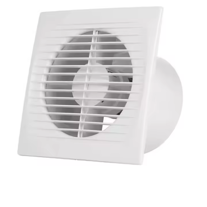 Extractor de Baño Cocina Extractor de Aire 15W Silencioso 32 dB con Compuerta Antirretorno 80 m3/hora 152X97X152 - 1