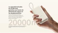 Xiaomi 33W Power Bank 20000mAh Integrated Cable - Apta para avión, 20000 mAh, carga rápida 33W, cable integrado - details 4