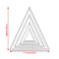 Molde De Corte De Metal En Forma De Flor Redonda Cuadrada Triangular Y Irregular Para Scrapbooking Tarjetas Y Manualidades - details 13