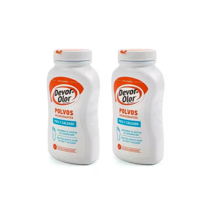 Devor Olor Polvos Desodorantes Duplo 2x100g - 1