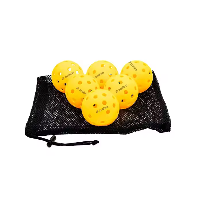 Pelotas de Pickleball Onsight Series Zcebra. 40 agujeros. Amarillas. Pack 6 y 12. Aprobadas USA Pickleball - 1