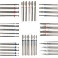 10Pcs Cuchillas De Diamante Para Manicura Y Pedicura Accesorios Para Taladro Eléctrico Herramienta De Eliminación De Gel - details 0