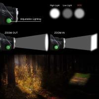 Linterna Frontal LED Potente Recargable USB/DC Para Camping Pesca Caza Fuente De Luz Super Brilla Resistente Al Agua Con Ángulo De Haz De 60° - details 7