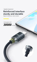 Cable De Carga Rápida 120W 6A Tipo C a Tipo C Para iPhone 15 pro Max USB C Data Cord Compatible Con Samsung Xiaomi - details 5