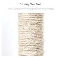 Marco De Juego Para Gatos Doble Capa Plataforma De Salto Divertida Herramienta De Madera Sisal Para Gatos Pequeños Casa - details 1