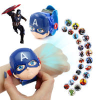 Reloj Digital Disney Spiderman Proyección 24 Hombres Capitán América Iron Man Juguetes Hulk Regalos Para Niños Educativo Batería AG3X4 - details 24