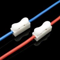 Conectores De Cable Sin Soldar 1P 2P 20/50Pcs Bloque De Terminales Sin Tornillo Pinza Elástica Para Electricidad - details 2