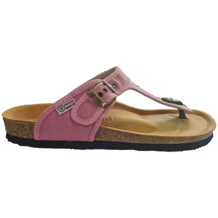 Sandalias Natural World Eco Dorian para mujer en color rosa - 1