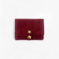 carteras para mujer,monedero ,cartera Pequeña de Piel Ante – Minimalista, Ligero y Multifuncional,Diseño Elegante con estrella, regalo para mujer, tarjetero regalo mujer,para tarjetas, billetes y monedas - details 7